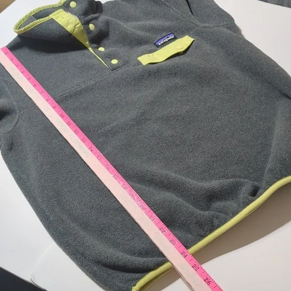 Patagonia Women's Synchilla Snap T Fleece Pullover Grey M - Picture 6 of 8